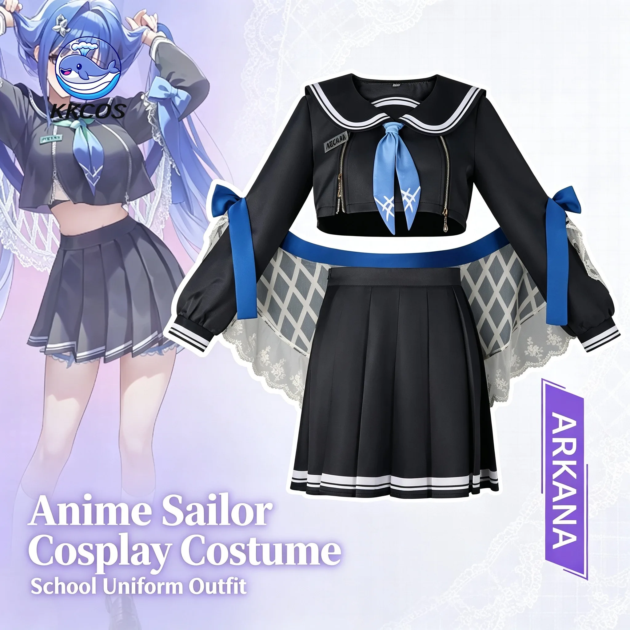 Convention Cosplay Anime - KKCos Nikke Alkanna Cosplay Costume Sailor