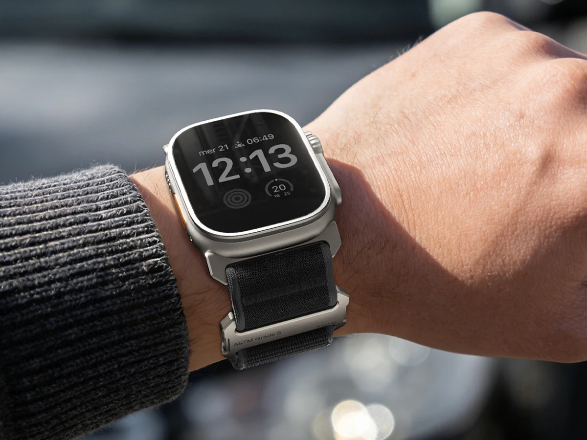 LULULOOK Titan-Nylon-Armband der Klasse 5 für Apple Watch Ultra 49 46 45 44mm, Titan-Armband für iWatch Ultra 3 S11 10 SE 9 8 7 6 5 4 – Detail 7