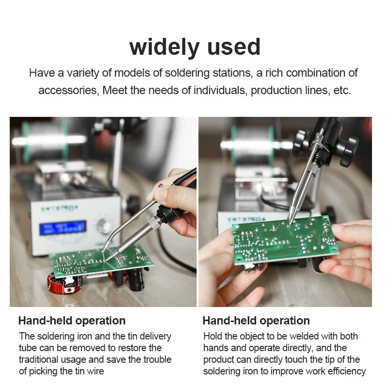 New Semi-automatic Foot-operated Solder Machine 75w Soldering Station Electric Welding Iron LED Digital Soldering Iron - Image 3