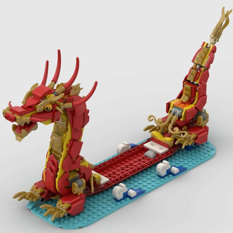 

1161pcs MOC Calendar Dragon Year Seasonal Model Building Blocks Christmas Gift Architecture Toys Creative Idea Education Brick