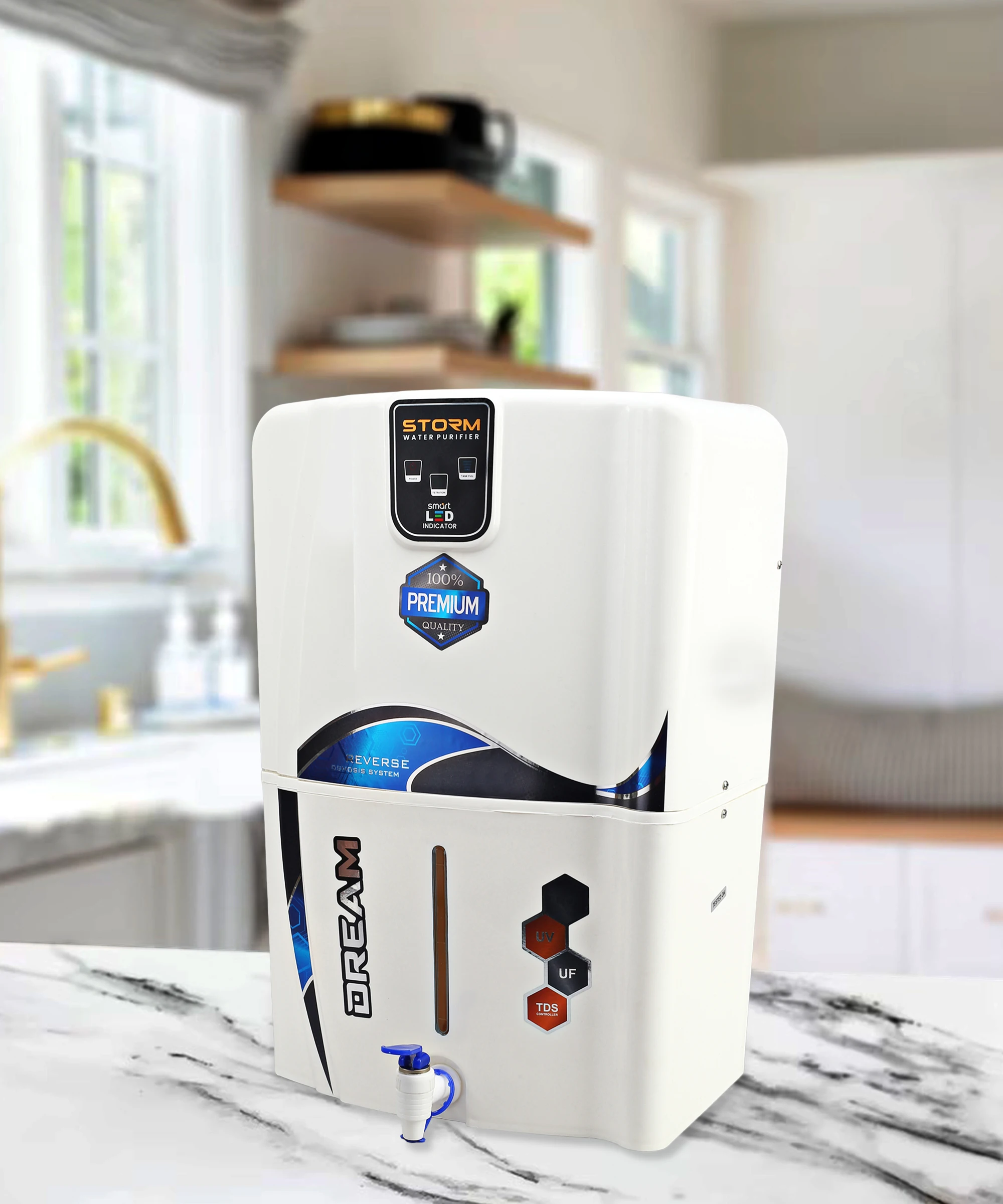 Kaveri dream ro water purifier Selling Water Treatment Appliances  RO System white covered cabinet and ro water purifier