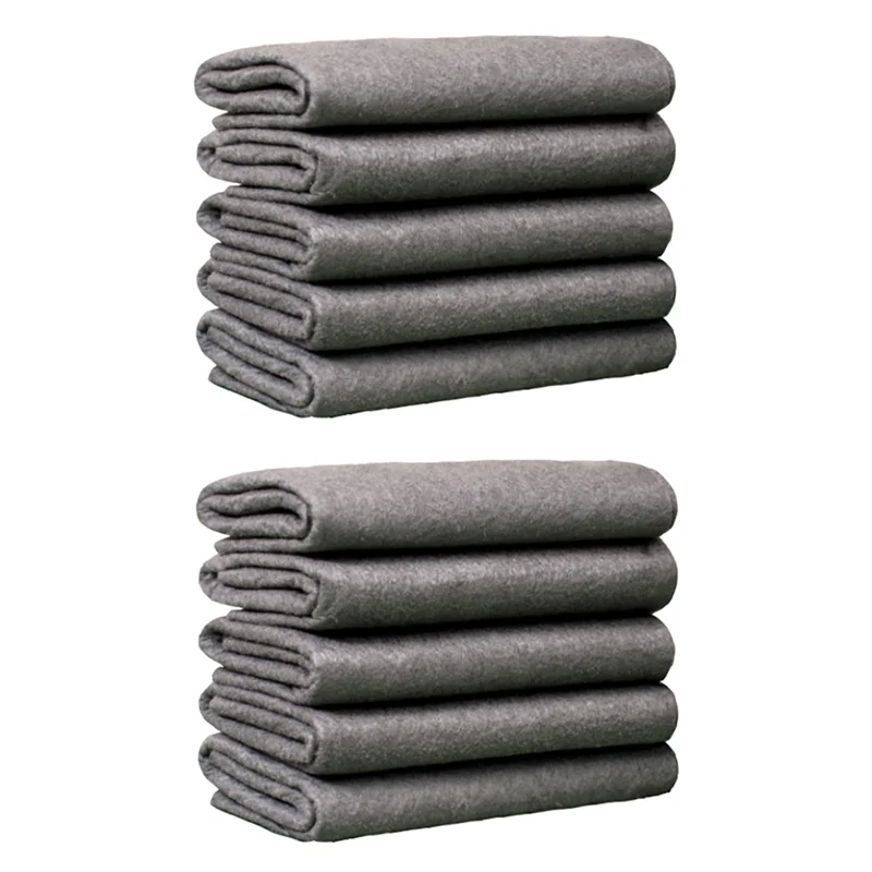 Microfiber Cleaning Cloth 20X25cm- Thickened Magic Cleaning Cloths 10PCS For Glass, Microfiber Rag For Window, Cars
