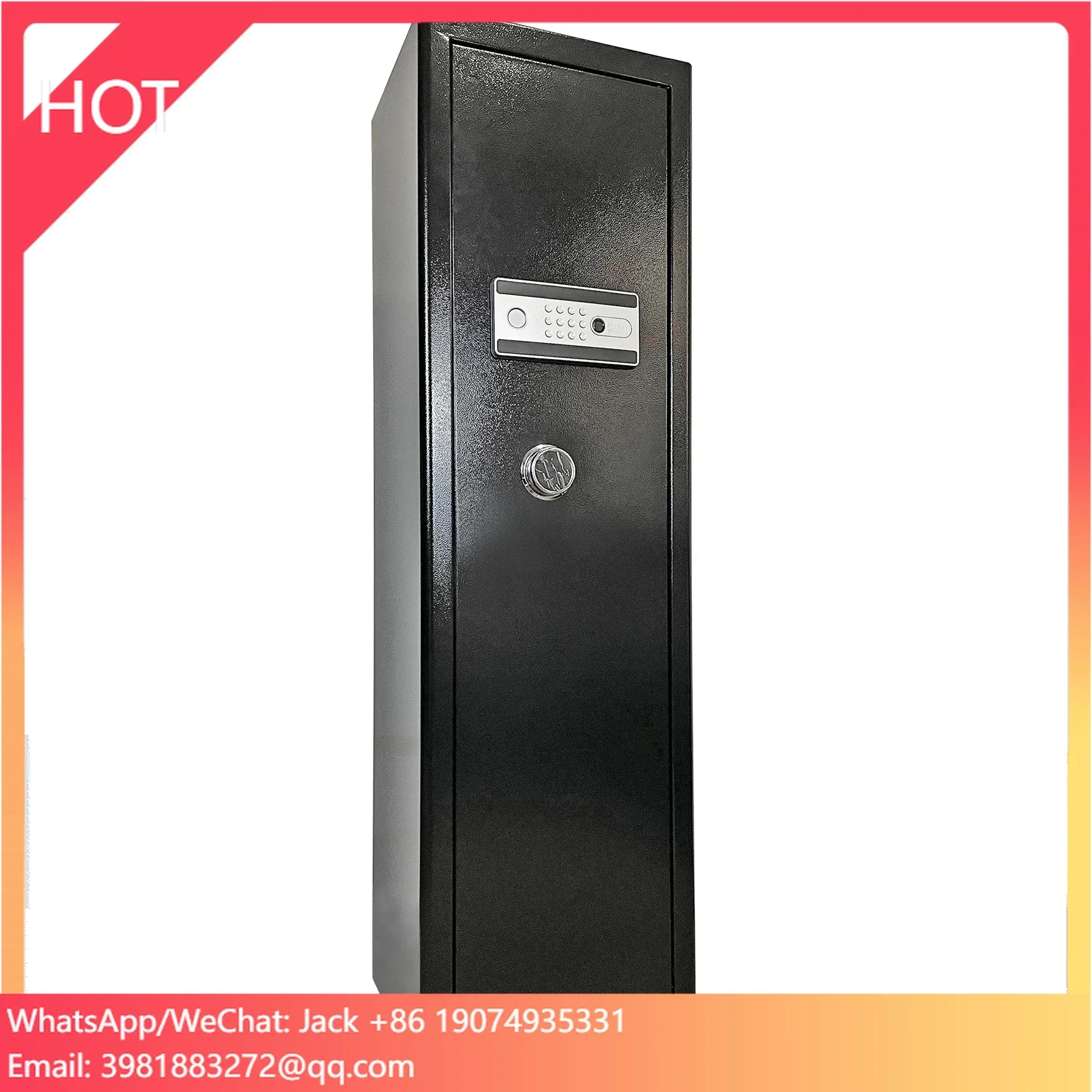 Large Home Safety Biometric Lock Safe With Fingerprint Identification Steel Material