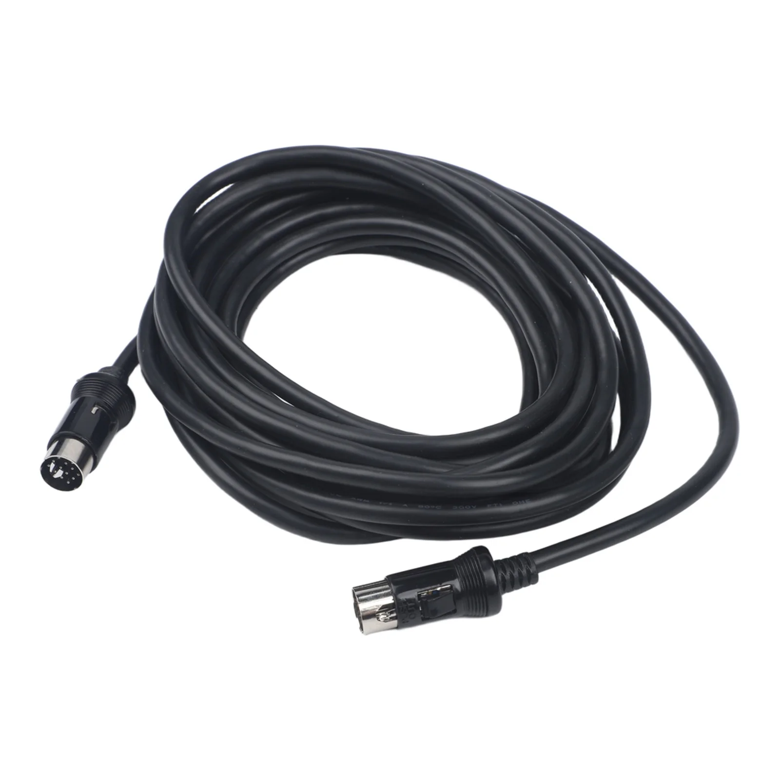 Vehicle Audio Cable Male-Male Audio Cable Radio Installation Black Wear-Resistant Cable Practical Installation