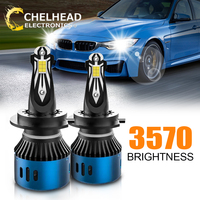 R11 Led Headlight H7 70w High Low Beam H4 Bulb 6000K 7000Lm 12V H1 H11 880 9004 9005 9006 9007 Car Focos Led Mini Lamp