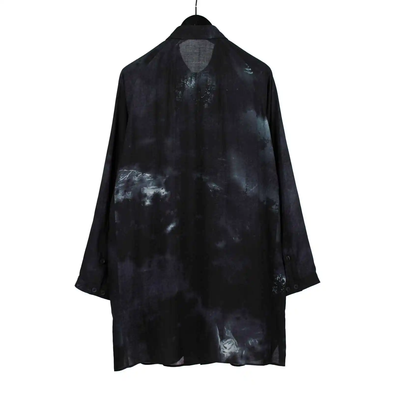 

TOP-YAMOTO 25SS Весна/Лето Новая рубашка с принтом и рисунком тушью