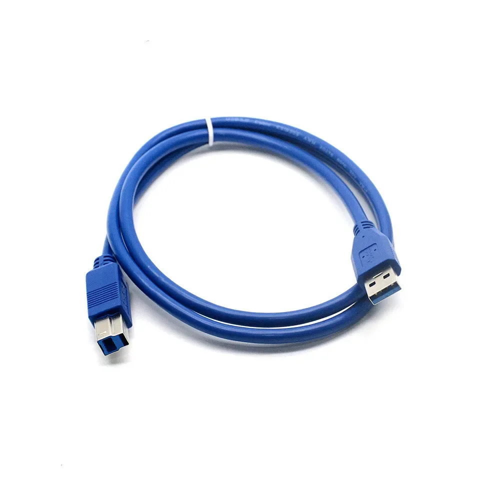 USB Printer Cable USB 3.0 Type A Male to B Male USB Cable for Canon Epson ZJiang Label Scanner Printer Cord 0.3/0.5/1/1.5/1.8/3m