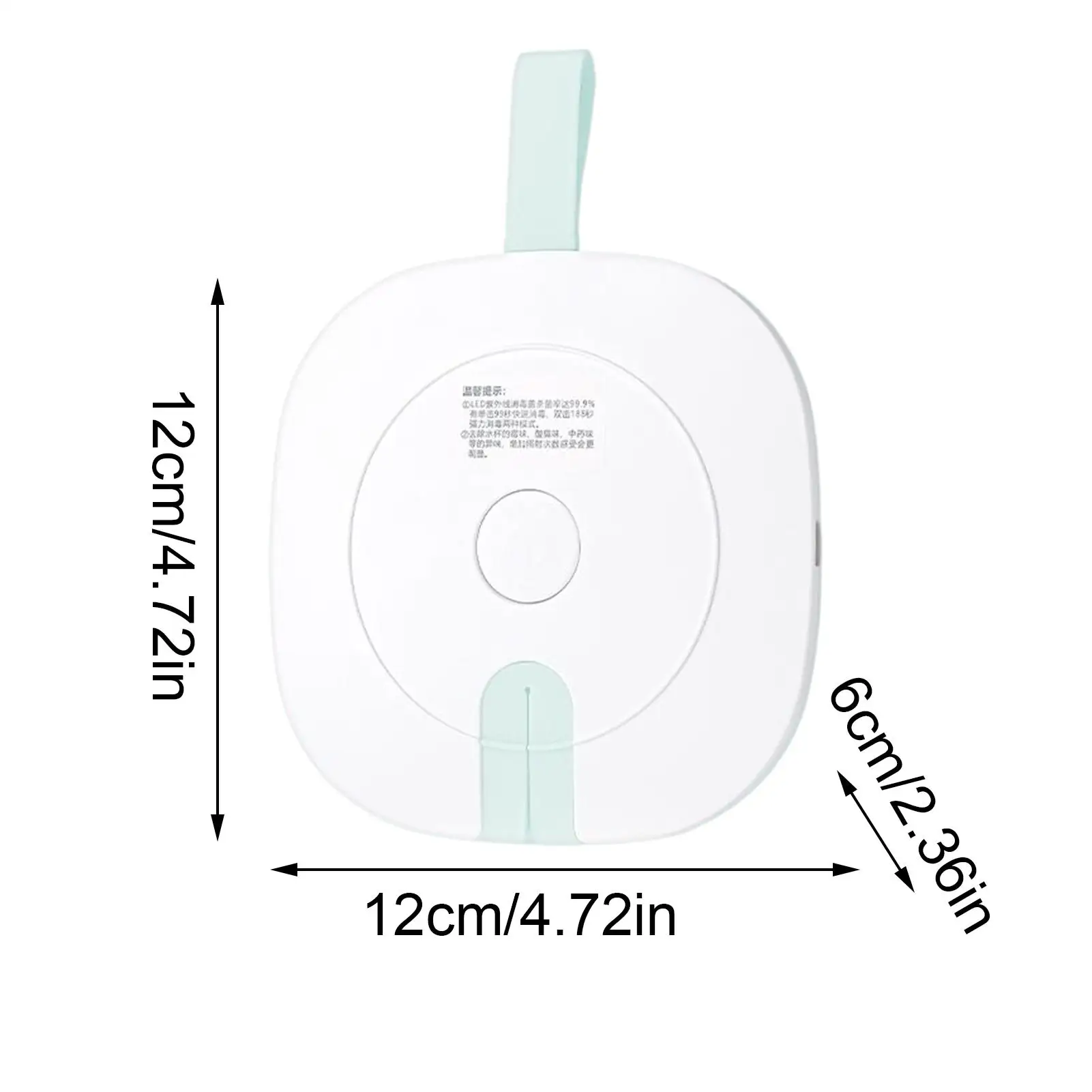Esterilizador de botellas de viaje, tapa de luz UV, esterilizador eléctrico de 7100mAh para botellas, taza, mordedor, piezas de extractor de leche, tazón, tenedor
