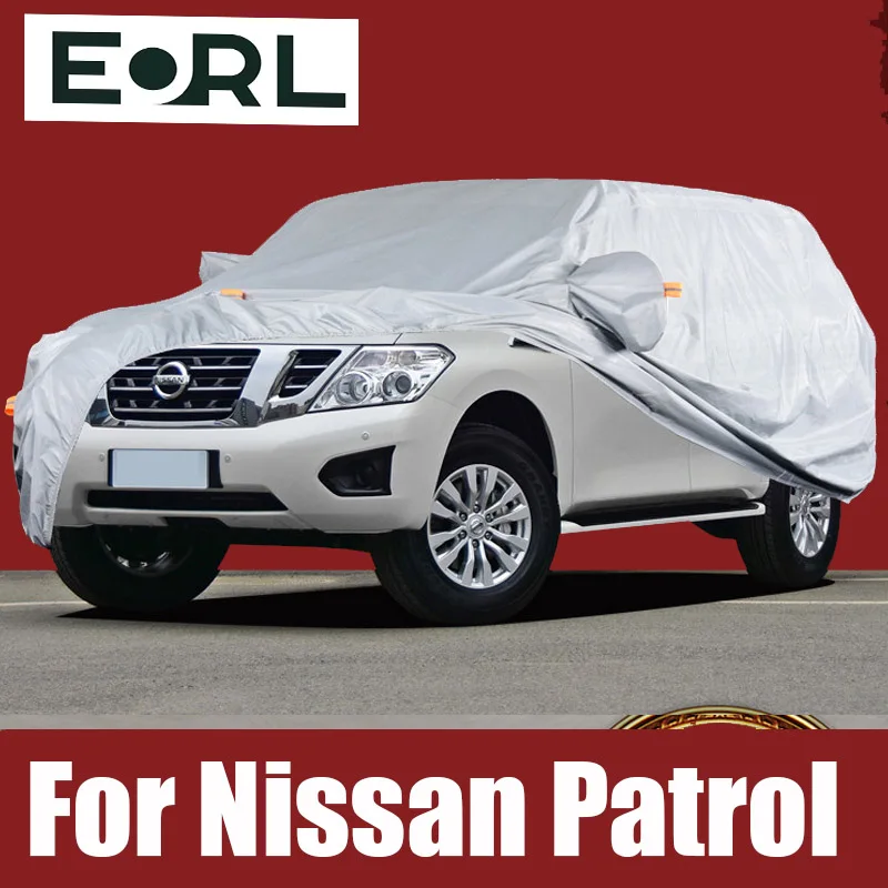 

Full Car Covers Outdoor Sun Anti UV Rain Snow Dust Protection Oxford Cloth For Nissan Patrol Y60 Y61 Y62 Accessories