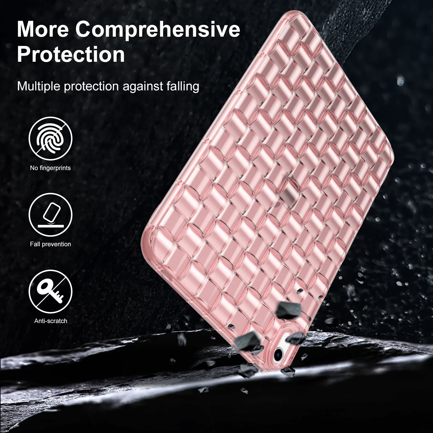 

For iPad A16 Air 11 M2 M3 PRO 11 2022/2021/2020/2018 10 2022 10.9 10th Case 9th 8th 7th 10.2 Back Cover iPad Air 5 4 Mini 7 6