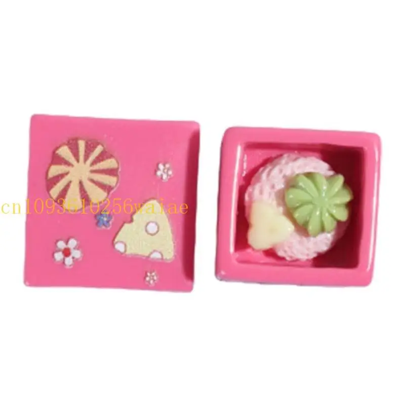 652f Case teléfono bricolaje Modelo torta Ornamento