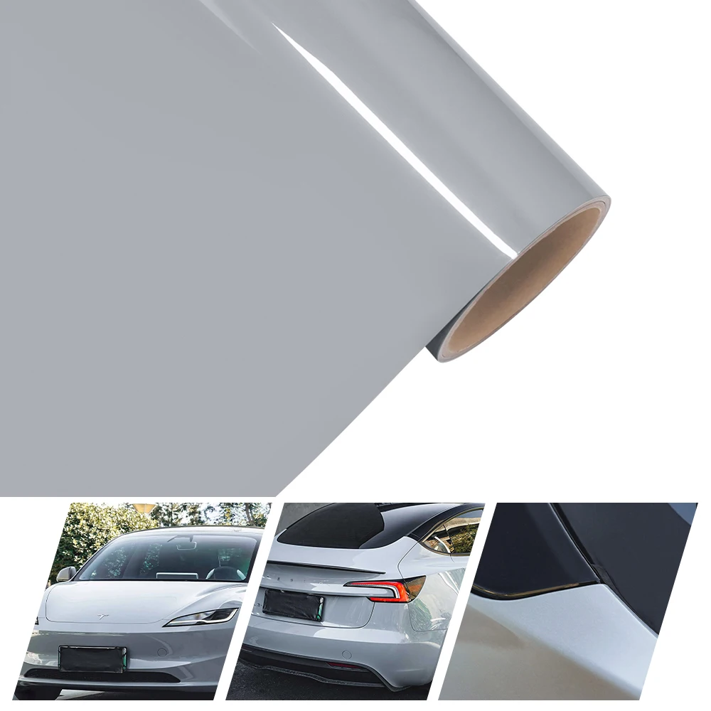

Premium Gloss Sub Gray Vinyl Auto Whole Wrap Film Car Self Adhesive DIY Sticker Covering Film With PET Liner Air Bubble Free