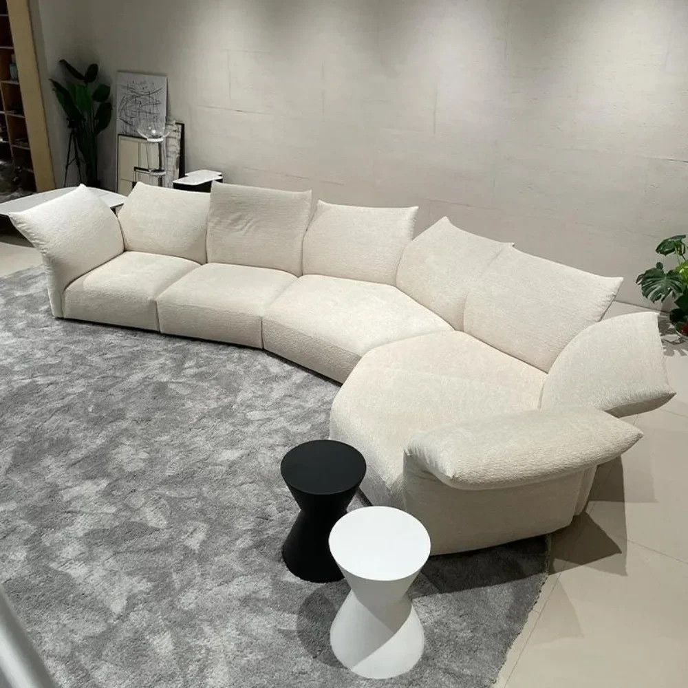 

Minimalist Backdrop Sofas Big Size Lounge Relaxing Design Sofas Comfortable Lazy Articulos Unique Muebles Postmodern Furniture