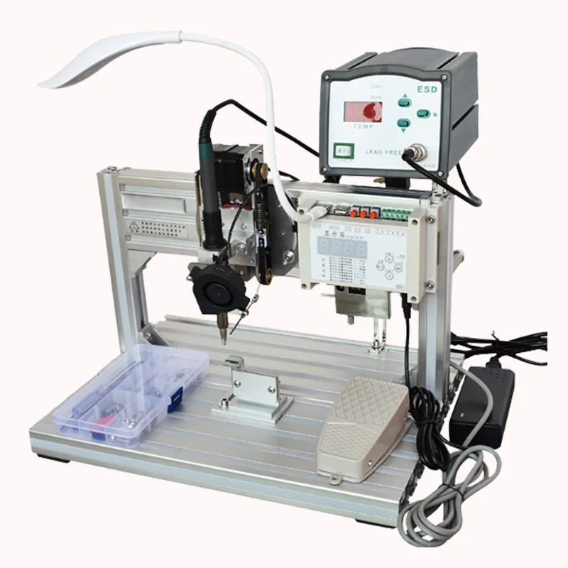 Intelligent semi-automatic soldering machine circuit board soldering USB data cable soldering machine maintenance