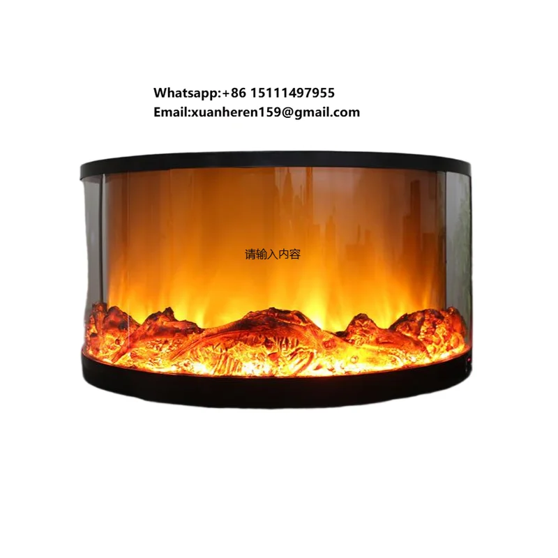 Customized OEM Electric Freestanding LED Decorative Fireplace for Houshold & Hotel Use