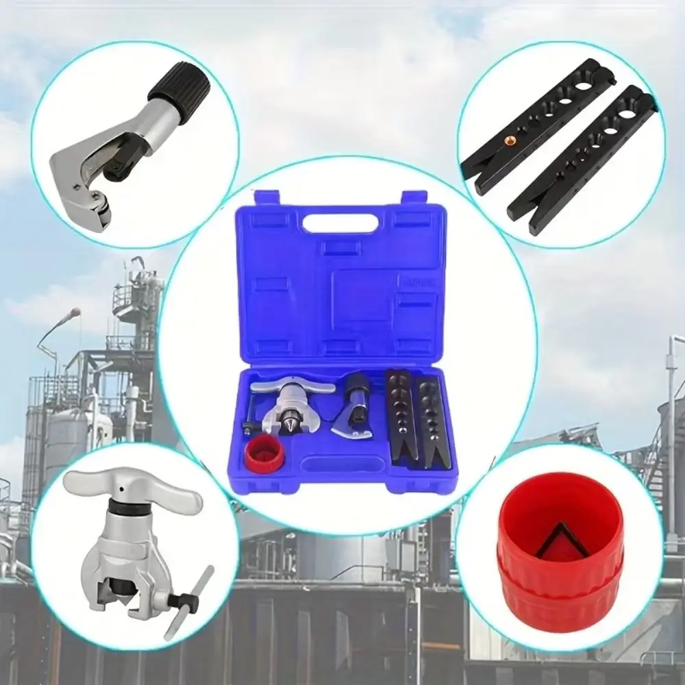High-Quality Brake Line Flaring Tool Set Eccentric Flaring Expansion Pipe Expander Tool Set Swaging Multi-Functional