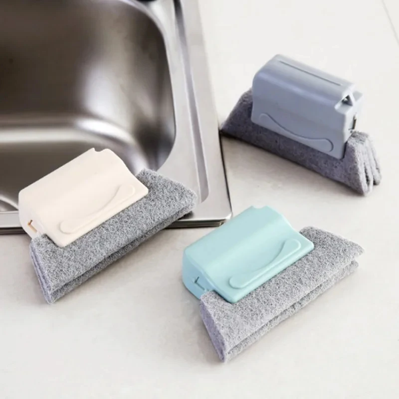 Mini Window WashingBrush Groove CleanerWindow Cleaning BrushCloth Sponge WindowWiper Cleaner WindowsGap Cleaning Tool