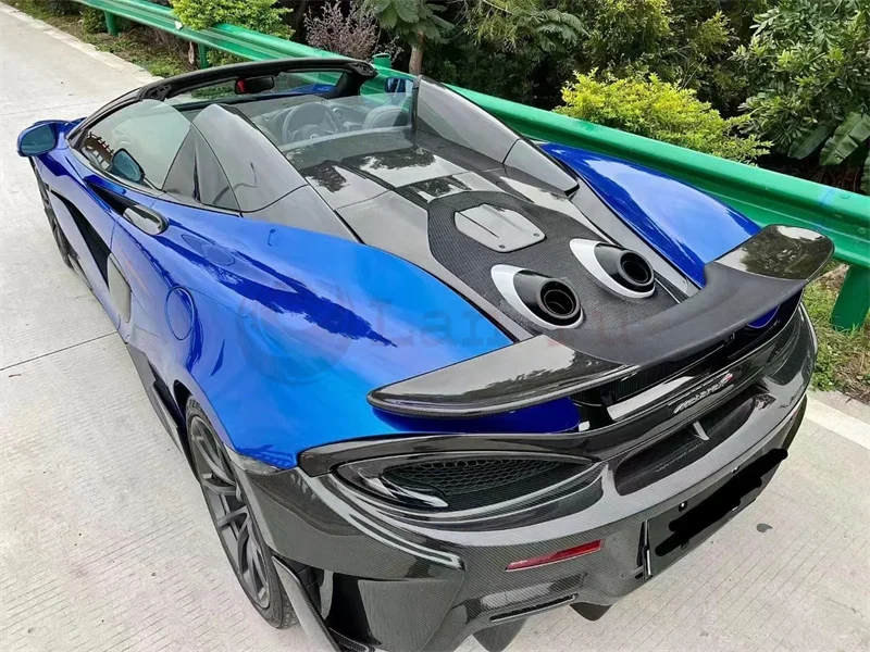 

For McLaren 540C 570S is upgraded with 600LT style carbon fiber hood tail exhaust