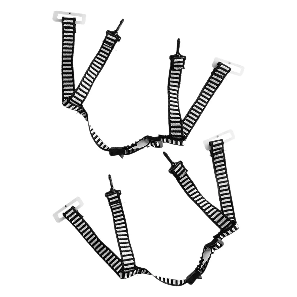 2 قطعة حزام حزام الذقن الحبل 4-نقطة تعليق مرفق رفع Abs رجل قبعة صلبة Chinstrap الأشرطة