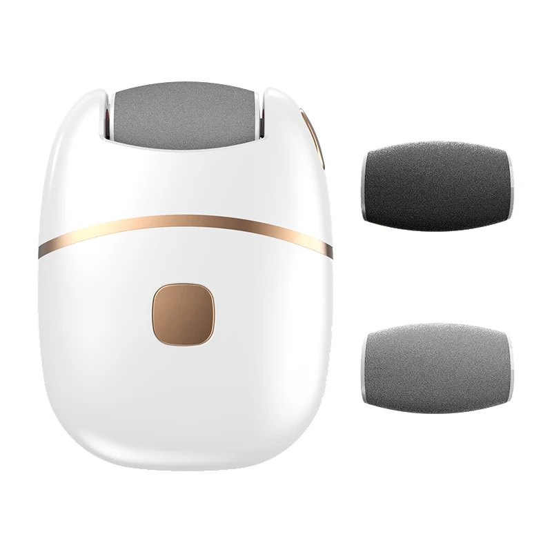 

1 шт., электрическая шлифовальная машинка для ног, перезаряжаемая шлифовальная машинка для полировки толстой кожи и 2 шлифовальные головки различной толщины