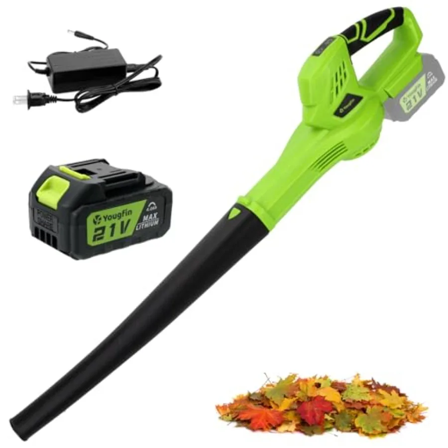 

Маленькая беспроводная мини-воздуходувка для листьев для ухода за газоном, 160 куб. футов в минуту, 6 скоростей, легкая воздуходувка для листьев для пожилых людей, перезаряжаемая электрическая бл.