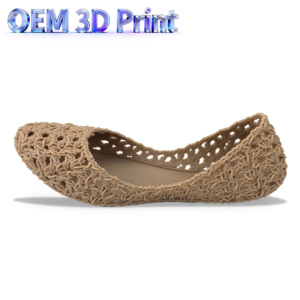 OEM Custom 3D Printing Shoe Upper Prototype Knitted Mesh Hollow Shoe Model Footwear Sample Rapid Prototype Custom Sneaker