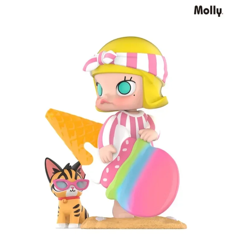 Molly 8.1cm Anime Peripheral Figure Sweetheart Surfer Garage Kit Cute Doll Pvc Model Toy Gift Decorative Gift Kid'S Birthday Toy