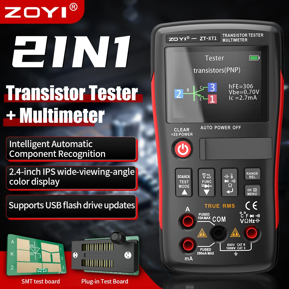 Zoyi ZT-XT1 2-In-1 …