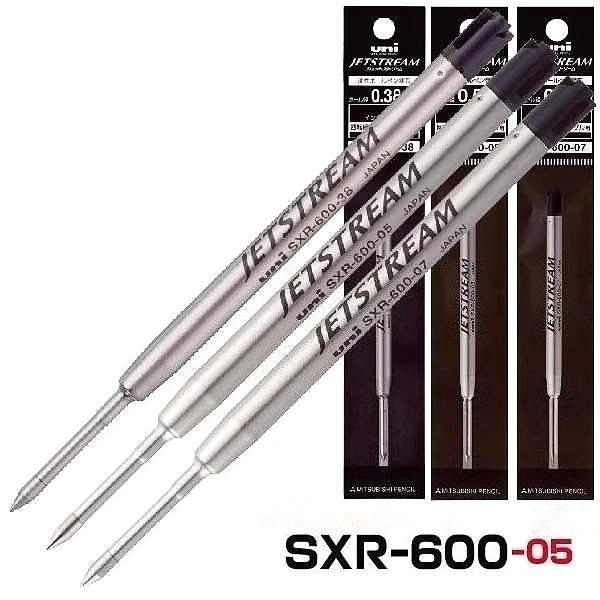 2026 Japan UNI-SXR600 Pen Refill Black Ballpoint Pen JETSTREAM G2 Universal Black 0.5mm Oil Replacement Core Rollerball Pens