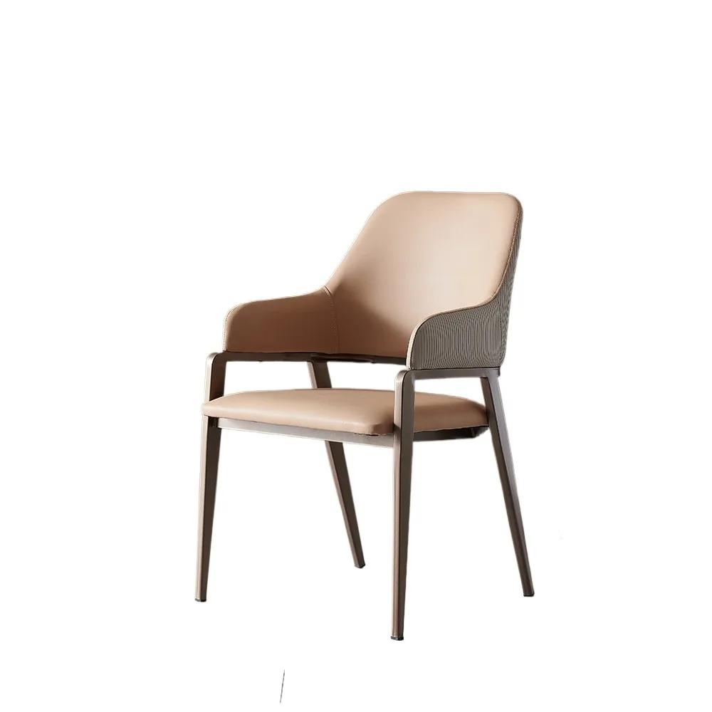 

Минималистичный обеденный стул для дома, современный простой обеденный стол и стул со спинкой