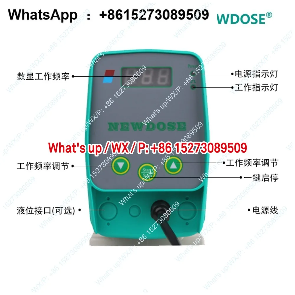 مضخة الحجاب الحاجز الكهرومغناطيسية DFD-09-03-M مضخة الجرعات مع معدل تدفق الحجاب الحاجز القابل للتعديل ، مضخة قياس NEWDOSE