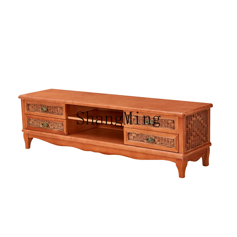 CL cabinet living room rattan floor cabinet TV township coffee table combination locker