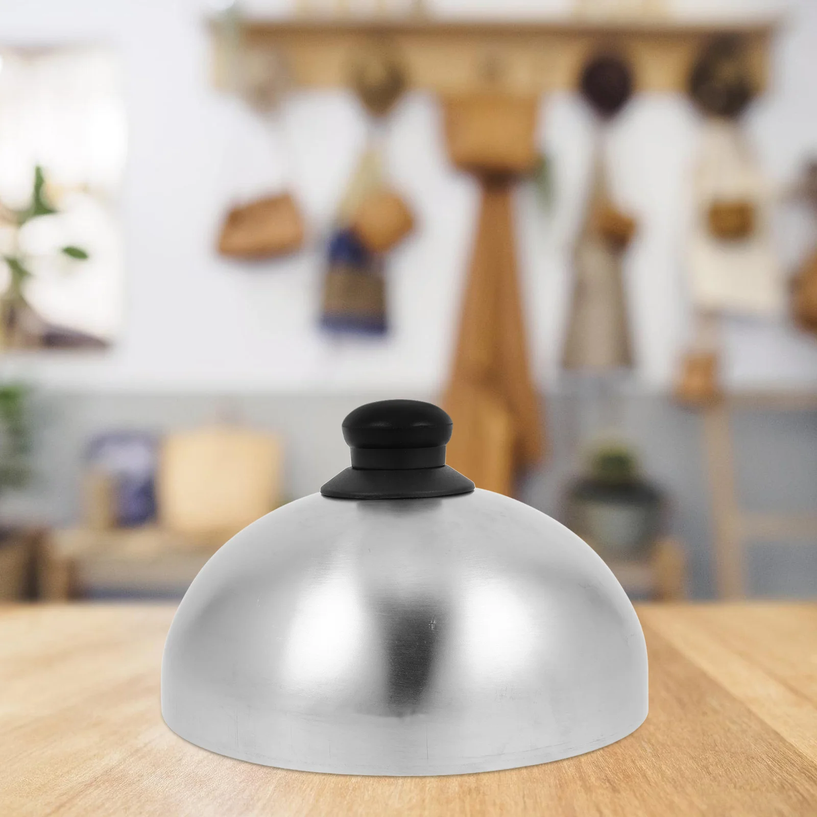 

1pcs Steak Dome Cover Round Metal Cover For Bbq Kitchen Use Portable Fresh-Keeping Protective Lid Household Food Covers Kitchen
