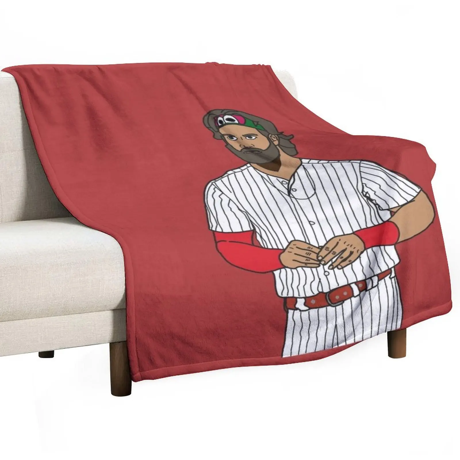 

Bryce Harper Throw Blanket Soft Warm Blanket Gift for Men Women Adults