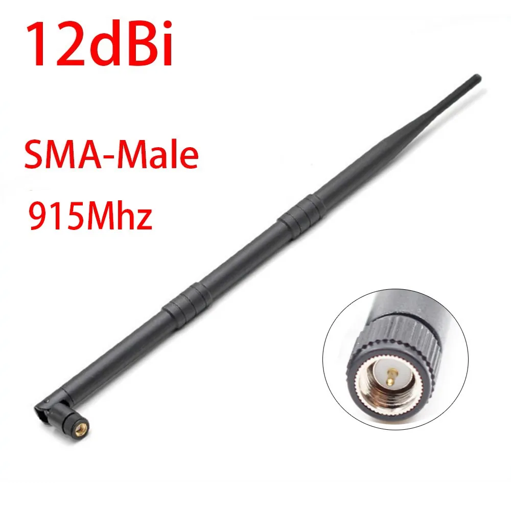 1pc 12dBi  For SMA Male Aerial Antenna For Bobcat  For RAK HNT 915mhz 2G 3G Vertical Polarization For SMA-Male Connector