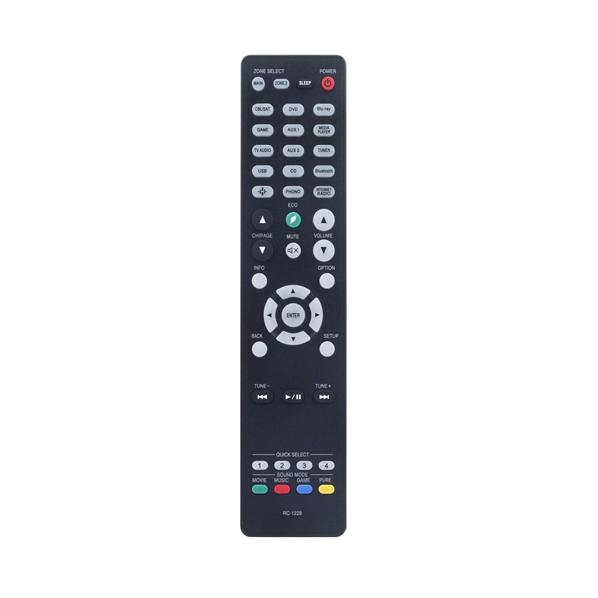 

RC-1228 Remote Control Replace for Denon Integrated Network AV Receiver AVR-X3600H AVR-X2600H AVR-S950H AVR-X3500H