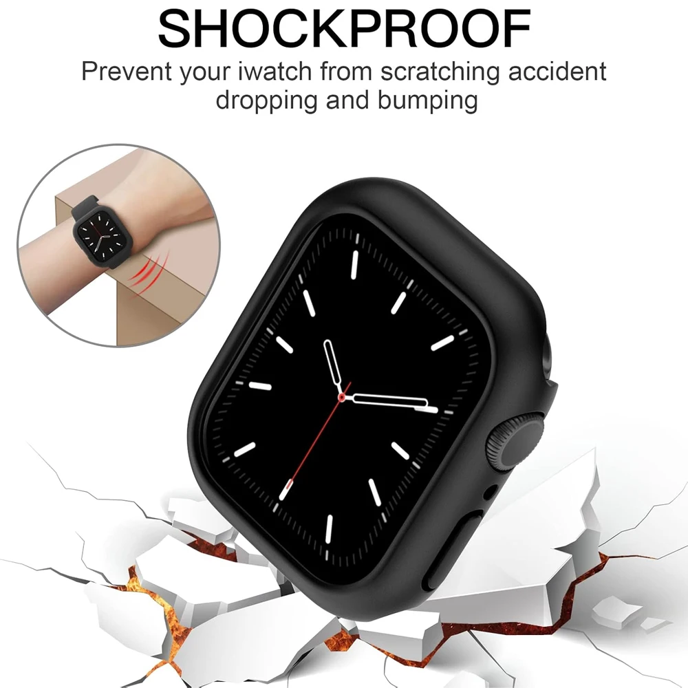 Cover For Apple Watch Case Series 10 46mm 42mm Smart watch Accessories Screen Protector PC bumper Frame Shell iWatch Protective