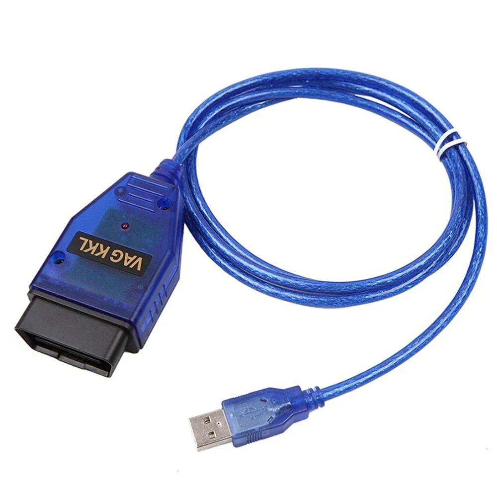 Cable USB VAG KKL OBD2 KKL VAG-COM para herramienta de escaneo de escáner automático 409,1 para Cable de diagnóstico de asiento Cable de interfaz VAG KKL Vag-Com