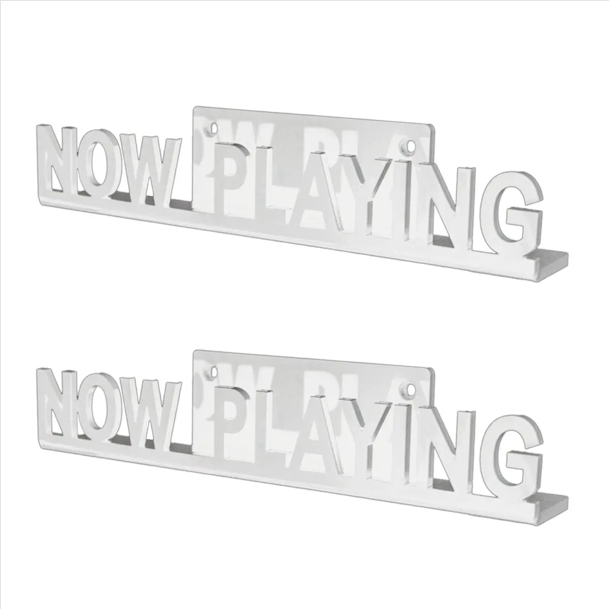 حار Sale-2X جدار جبل CD سجل عرض موقف الآن اللعب الاكريليك مسجل فينيل الرف للديكور المنزل الأبيض #6