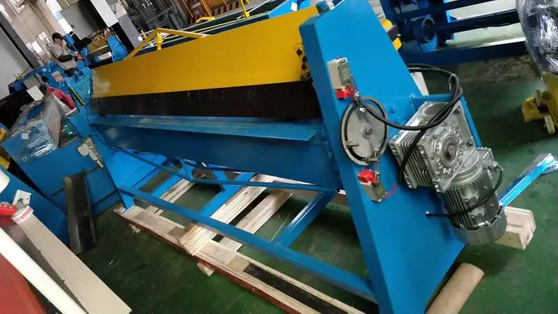 Square Hvac Duct Sheet Metal Bending Machine Electric Folding Machine for Metal Plate