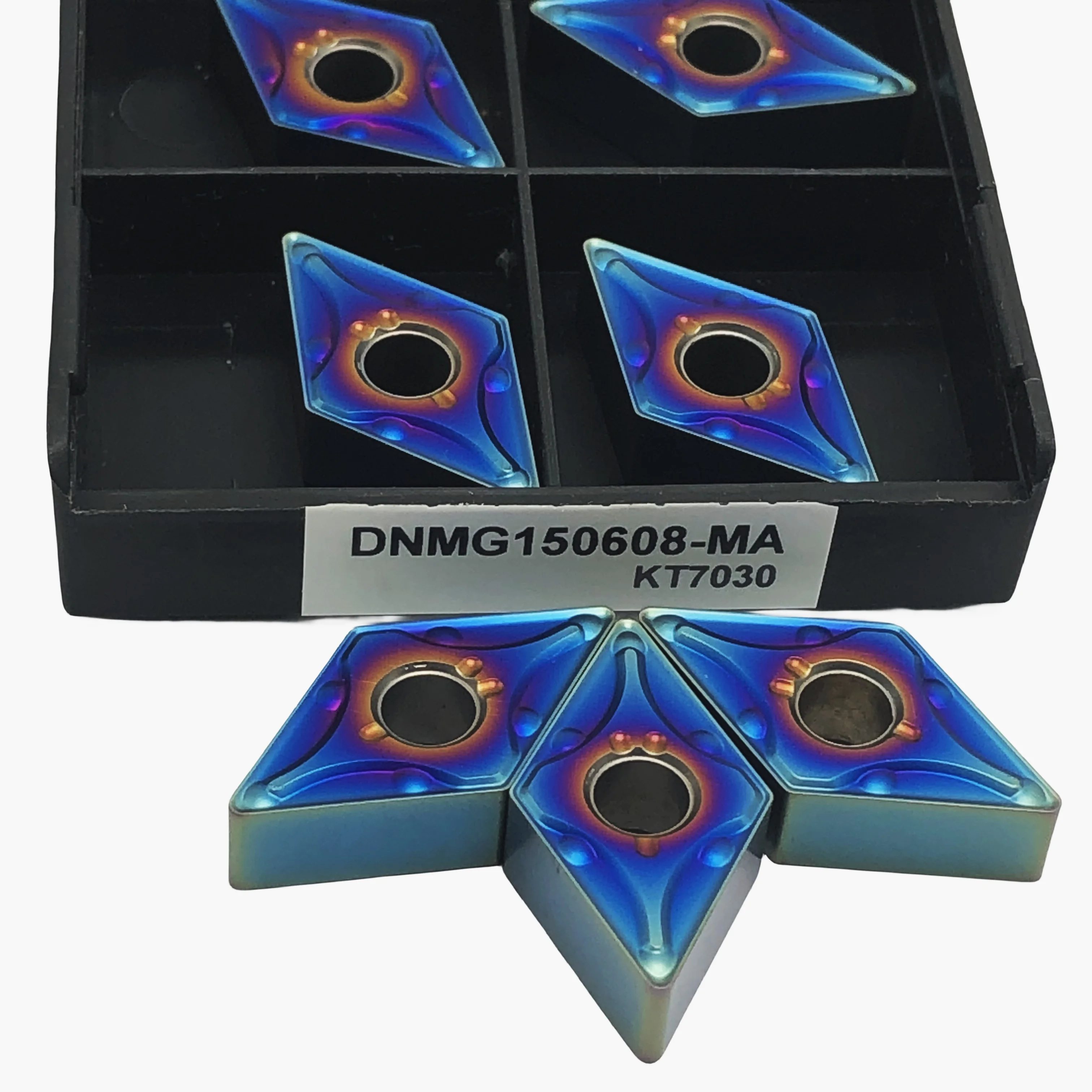 Internal Milling Cutter 10PCS CNC Carbide Blade DNMG150404 DNMG150408 MA KT7030  Hardness Tool DNMG150604 DNMG150608 MA KT7030