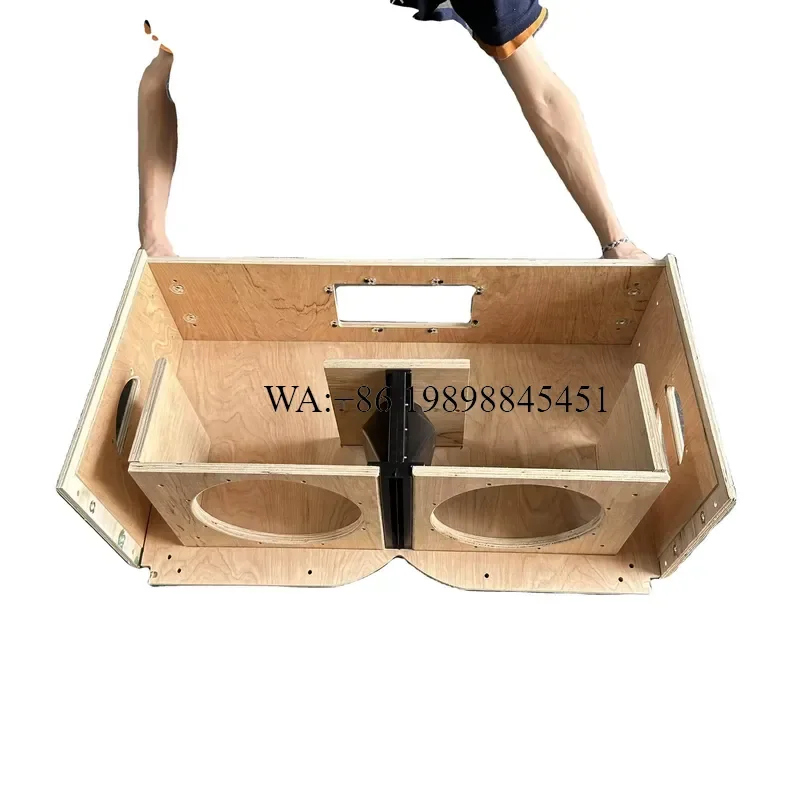 WMWMNU Factory Direct LA10 Full Frequency Line Array Speaker Accessories 8 Inch Home Theater Wooden Box Two-Way Audio