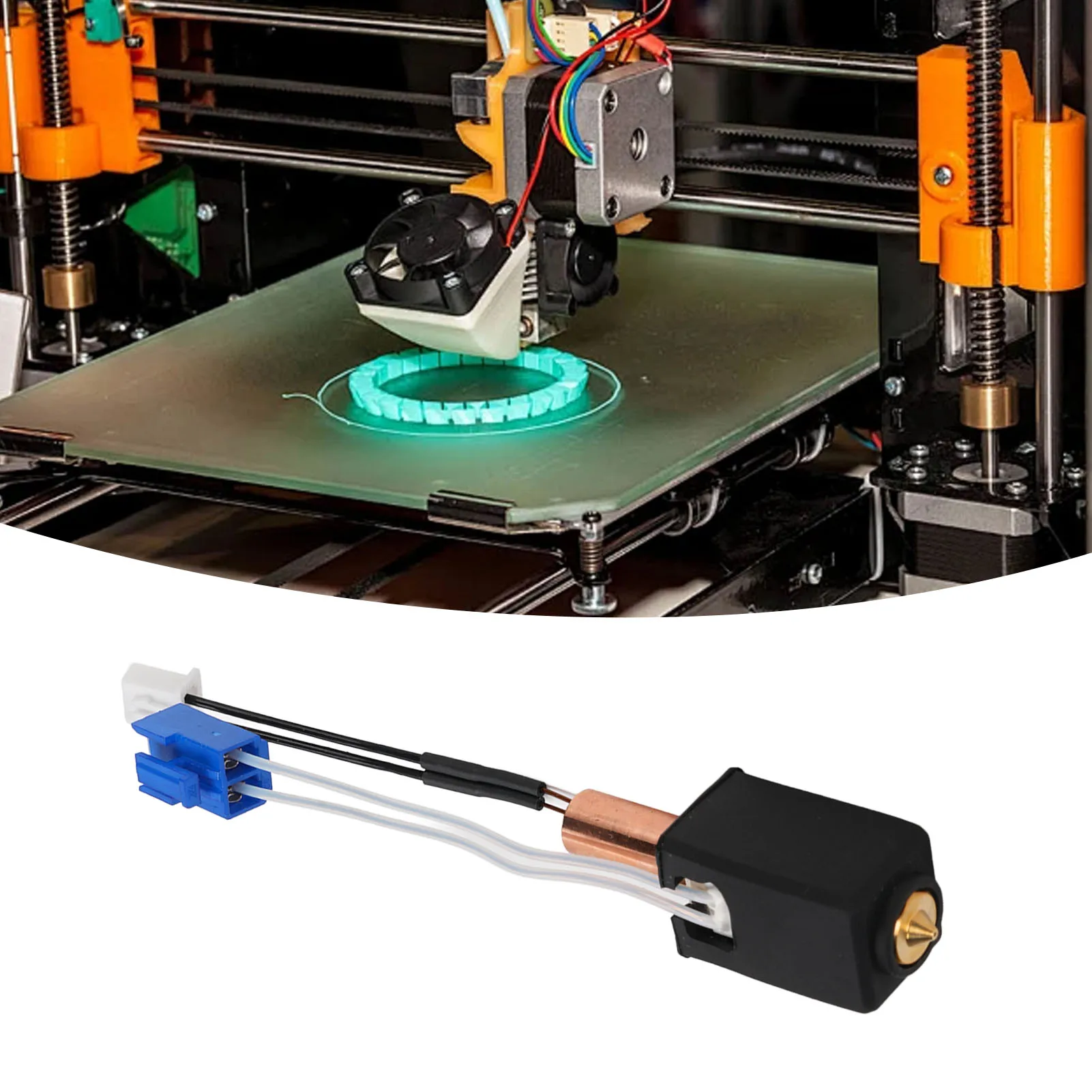 

Extruder Hotend Kit for Artillery Sidewinder X1 X2 Genius 3D Printer 24V 60W with Silicone Socks Cartridge Thermistor 100K