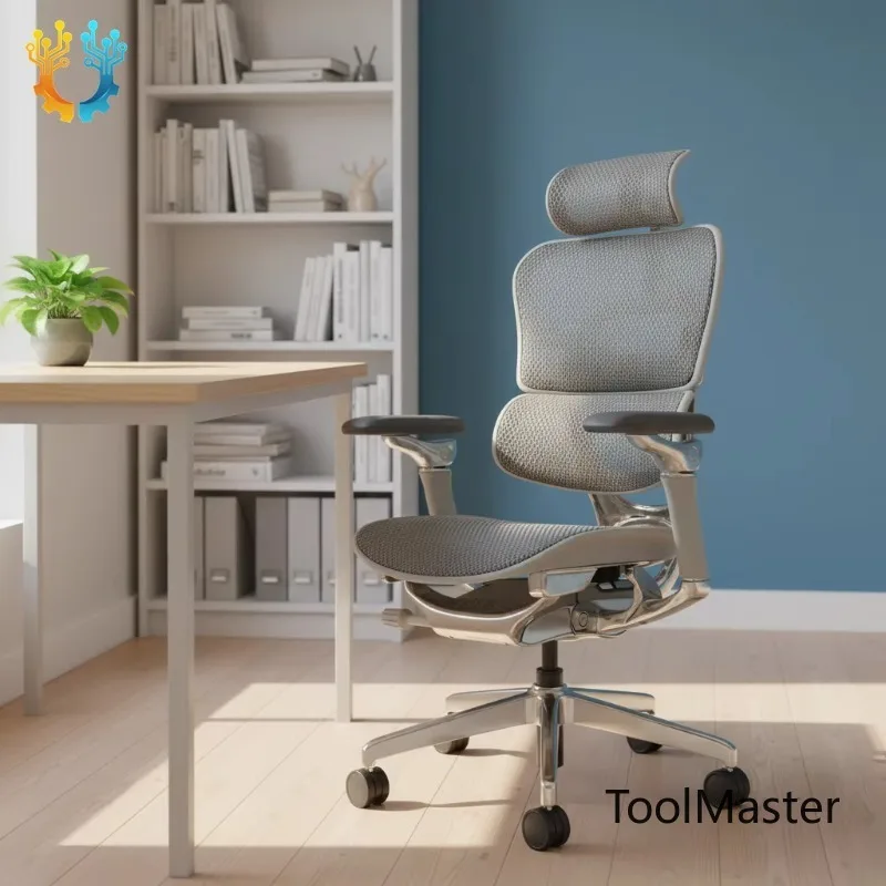 

[2026]High Quality Swivel Ergonomic 8D Arm-rest Executive Office Chair Aluminum Mesh Reclining Computer Ceo Study Manager Chair