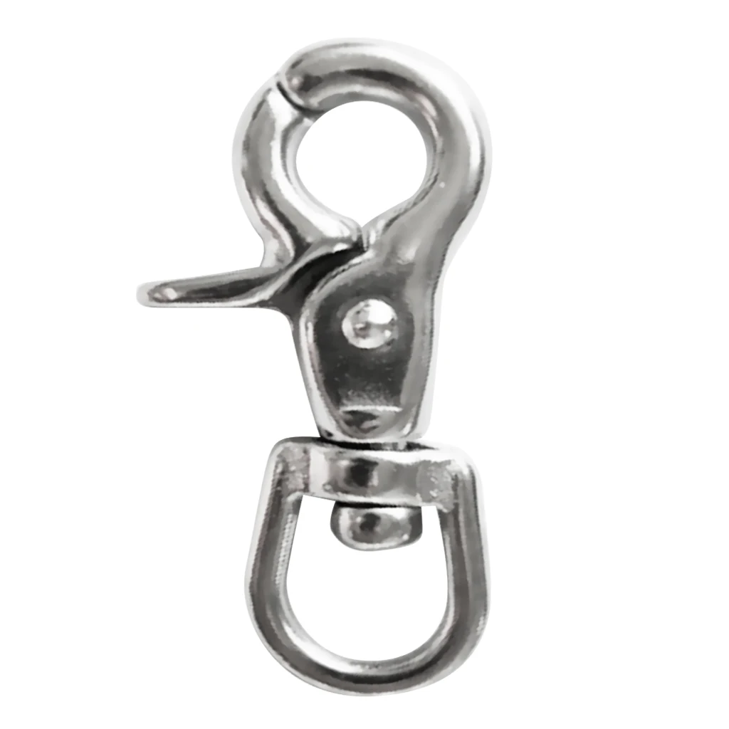 304 Stainless Steel Swivel Lobster Claw Clasp  Snap Hook Clip Jewelry Findings 65mm