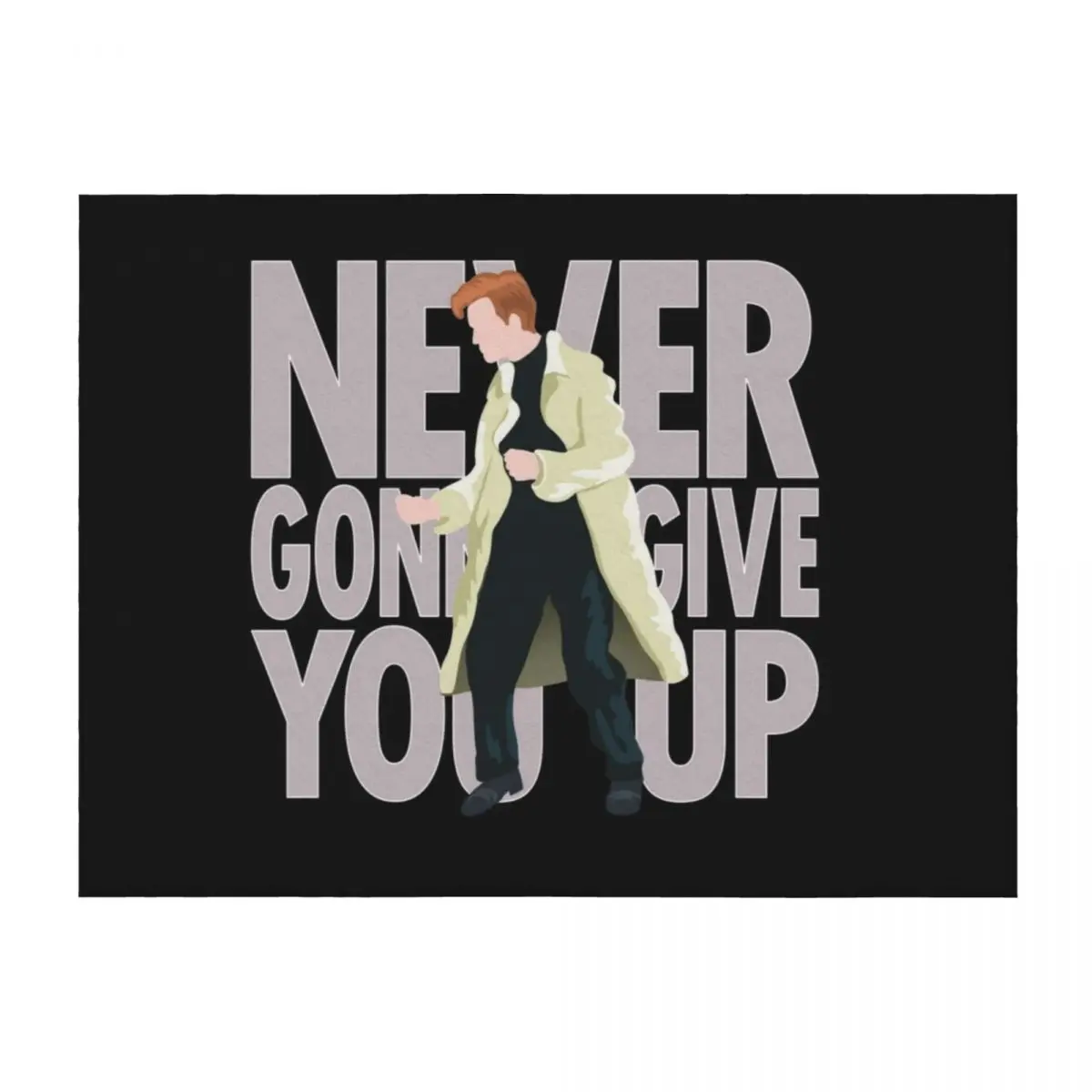 

Rick - Never Gonna Give You Up Throw Blanket Decorative Throw Luxury Throw Sleeping Bag Decorative Beds Blankets