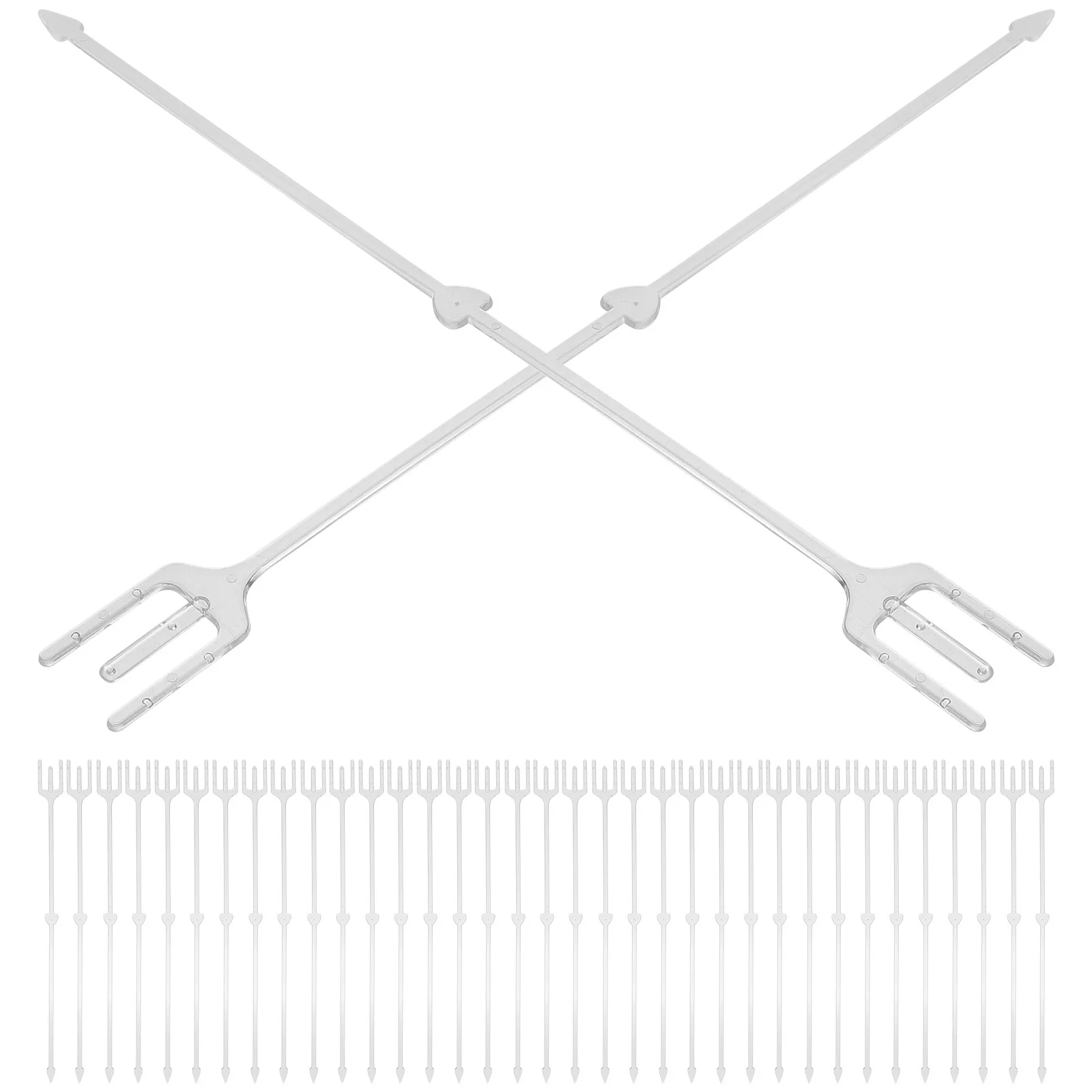 

1 Bag Clear Card Holders DIY Flower Arrangement Picks for Greeting Cards Gift Cards Business Notes in Vase Decorations Floral