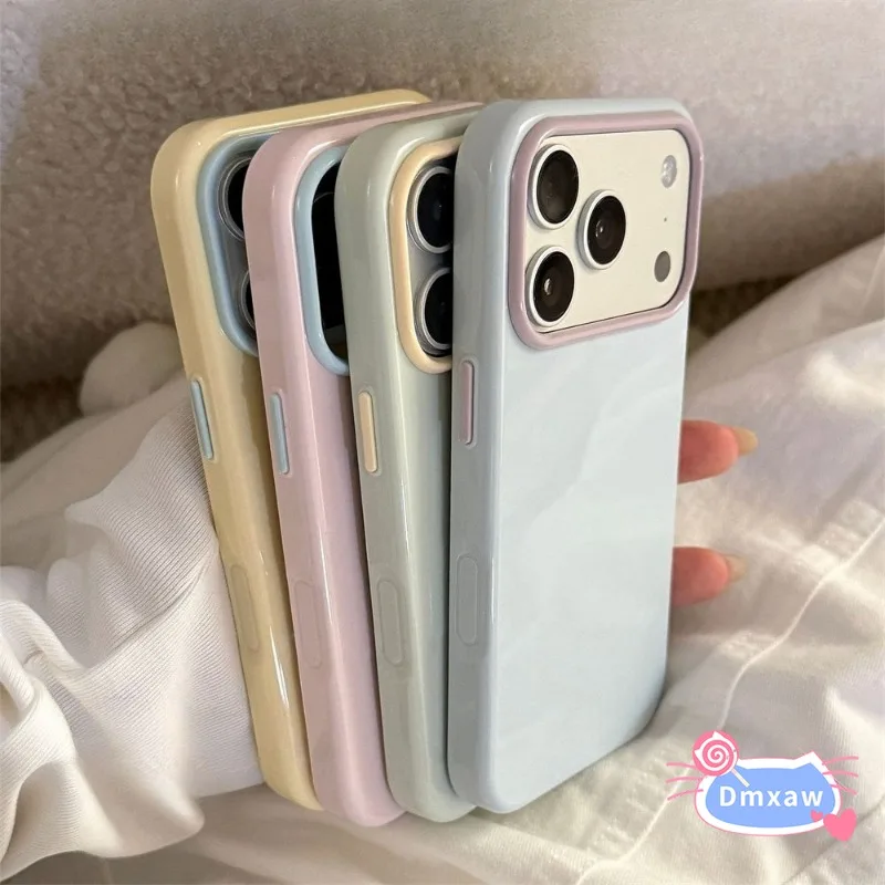 Macaron Jelly Solid Color Phone Case For Samsung Galaxy A18 A17 F17 M17E A16 A15 A14 M14 A13 M13 M12 F12 A11 A21S A20S Casing