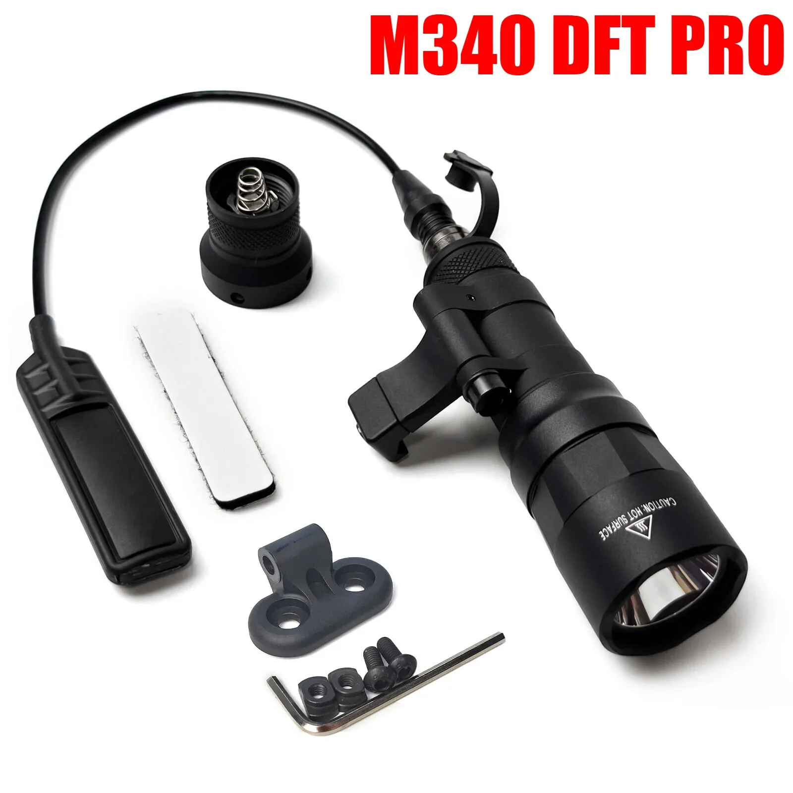 SOTAC M340/ M340DFT PRO Tactical Flashlight 650Lumens Scout LED Light Tactical Floodlight/Spotlight For 20mm Rail Airsoft