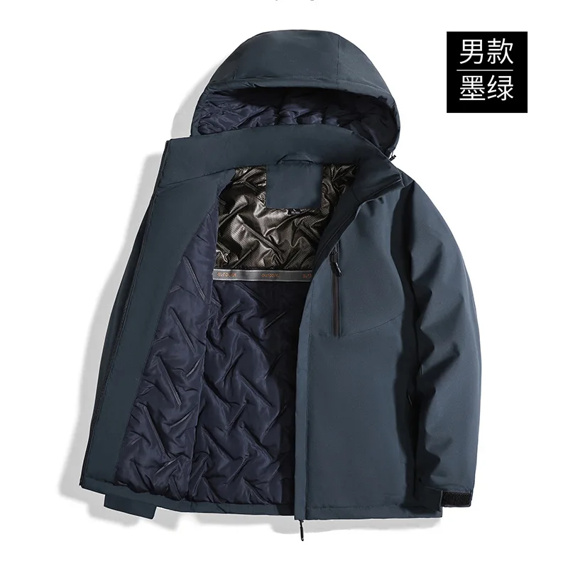 2025 Men's And Women's Cotton-Padded Jacket Warm Windproof Cold-Proof Temperature-Locking Autumn Winter Outerwear